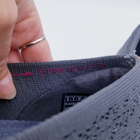 Skechers Relaxed Fit Reggae Fest 2.0 Women's Grey Slip-On Shoes size 8 - Picture 7 of 12